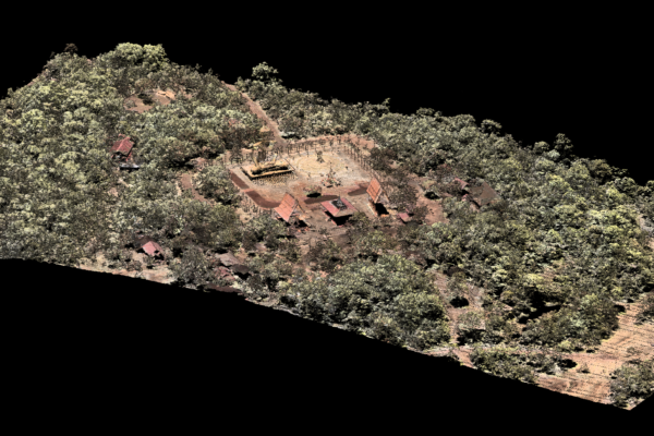Modélisation en 3D des temples dans la jungle au Laos
