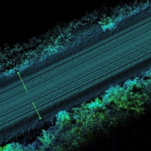 Nos équipes réalisent des mesures LiDAR dynamique et production de livrables, liés aux études d'ingénieries sur les voies ferroviaires.