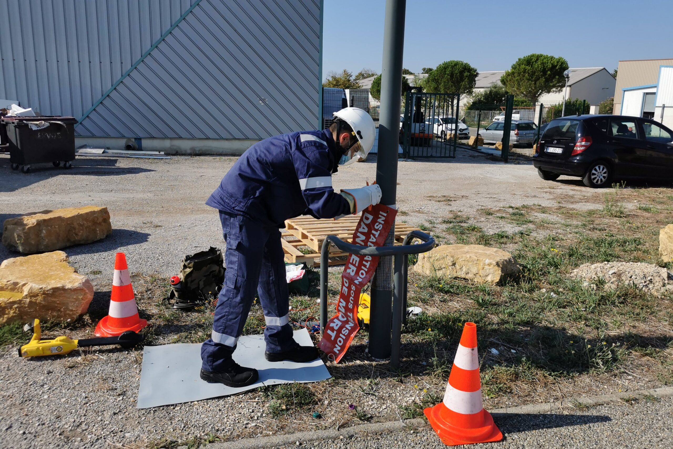 Détection et géoréférencement réseaux
