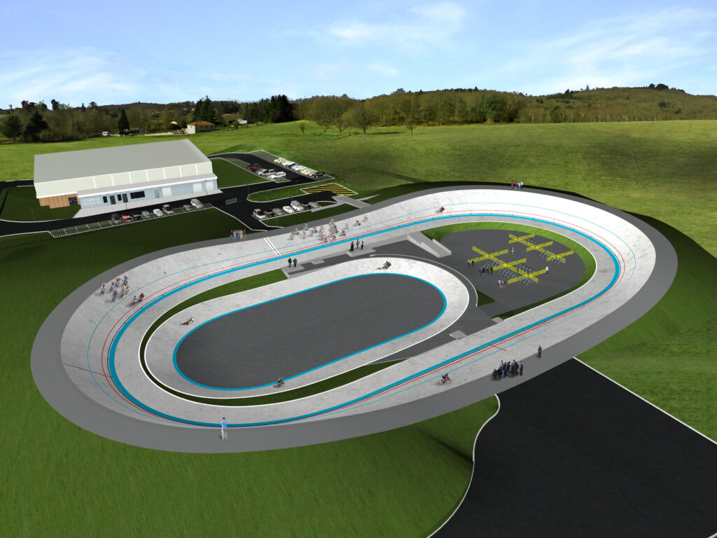 Le vélodrome Raymond-Poulidor, à Bonnac-la-Côte