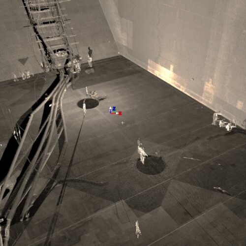 Sur des cuves de méthanier, GEOFIT réalise des mesures 3D et contrôles dimensionnels.