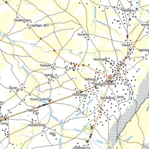 GEOFIT contribue à la réalisation d'une cartographie nationale du Bénin, à l'échelle 1:50 000, sur l'ensemble du territoire (112.000 km²).