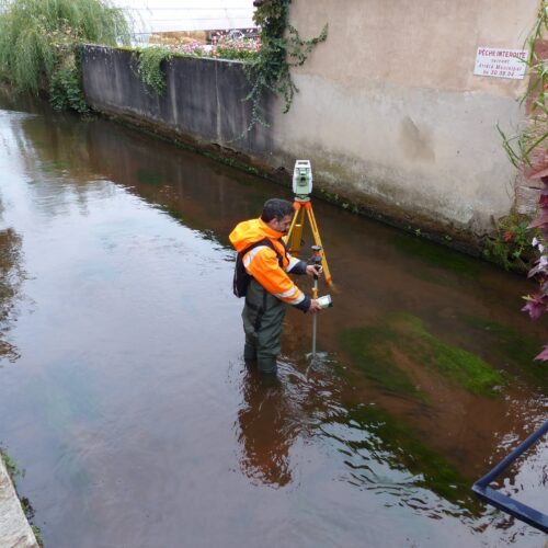 Dans le programme de restauration du Falkensteinerbach et de ses affluents, GEOFIT intervient sur des missions de bathymétrie et de topographie.