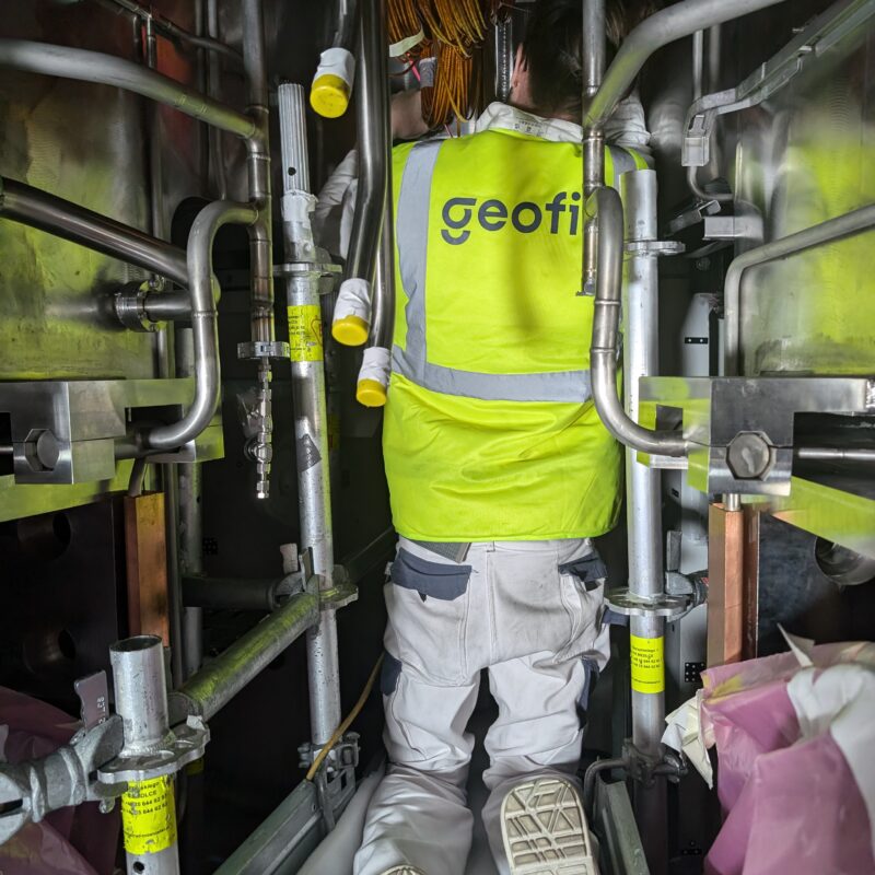 Contrôle des pièces du TOKAMAK par GEOFIT, pour garantir leur assemblage