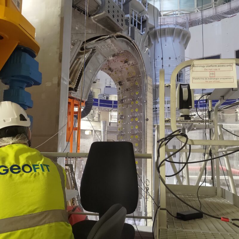 Assistance au positionnement d'interface sur le projet ITER, réalisé par GEOFIT