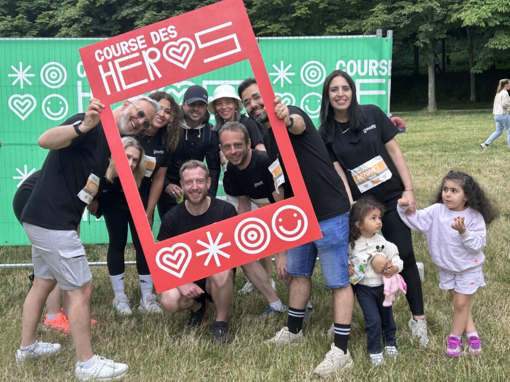 Courses des héros GEOFIT Gennevilliers Les collaborateurs de GEOFIT Gennevilliers ont participé à la course des héros