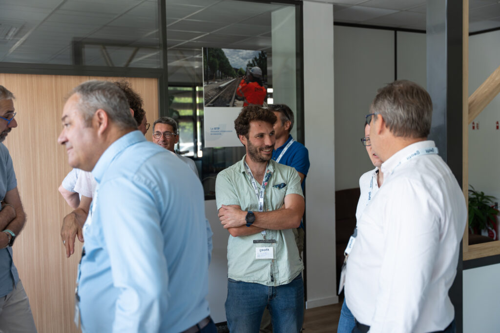 Événement client GEOFIT Lyon Relation client avec des géomètres