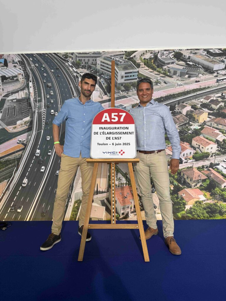GEOFIT Nîmes infrastructure inauguration autoroute A57 (5) GEOFIT Nîmes remercié lors de l'inauguration de l'autoroute A57