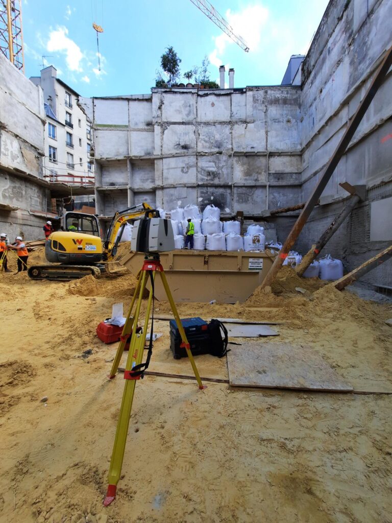 Infrastructure station totale IDF(3) Activité BTP de GEOFIT Gennevilliers