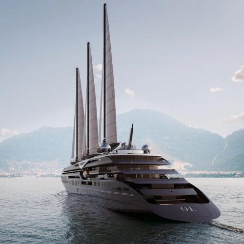 À Saint-Nazaire, GEOFIT a réalisé des opérations de contrôle métrologique de haute précision sur un élément du système d’articulation des mâts du paquebot Orient Express Corinthian.