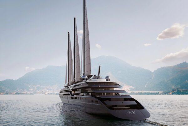 À Saint-Nazaire, GEOFIT a réalisé des opérations de contrôle métrologique de haute précision sur un élément du système d’articulation des mâts du paquebot Orient Express Corinthian.